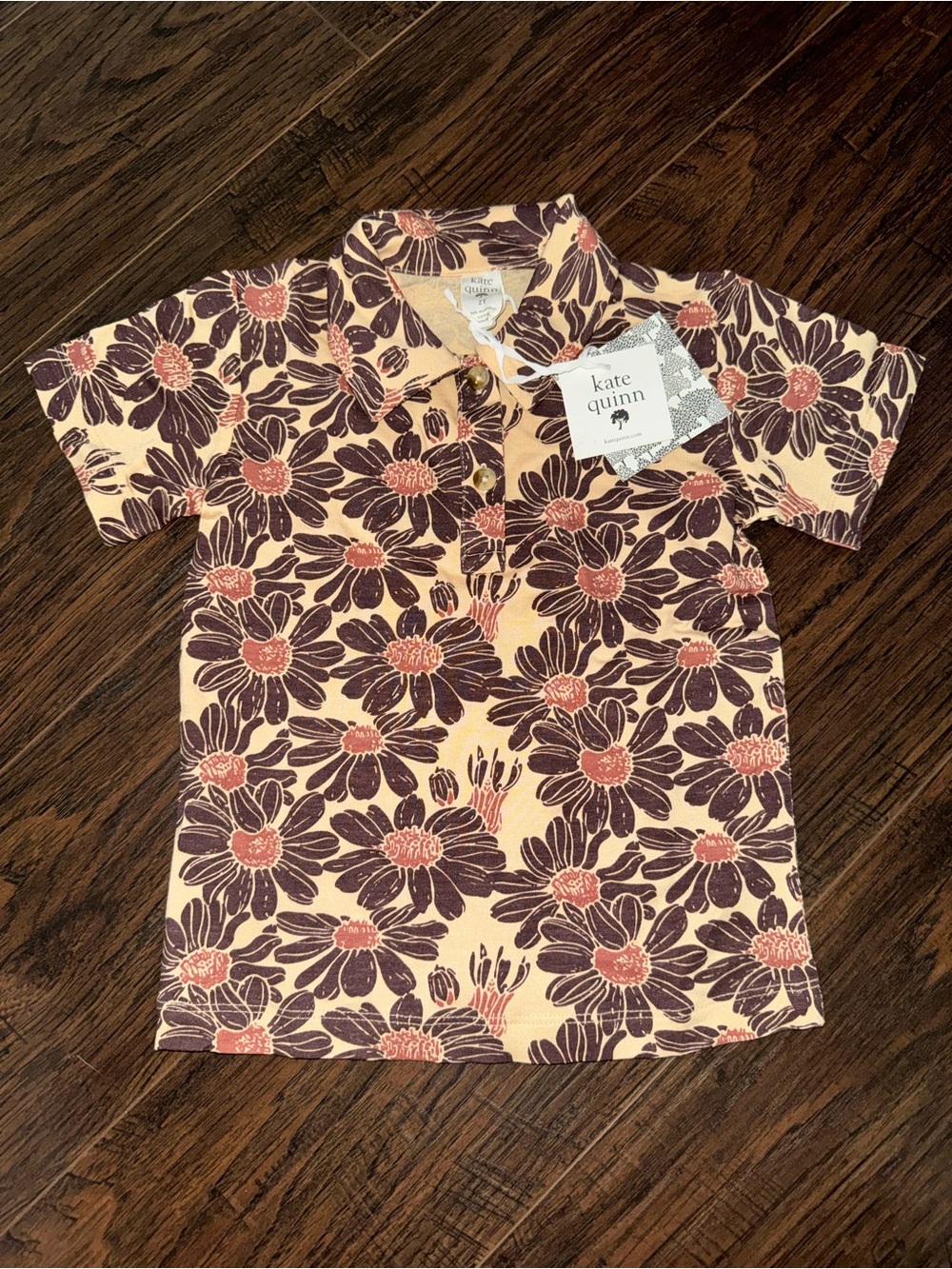 kate quinn Cedar Northwest Daisy print 2T